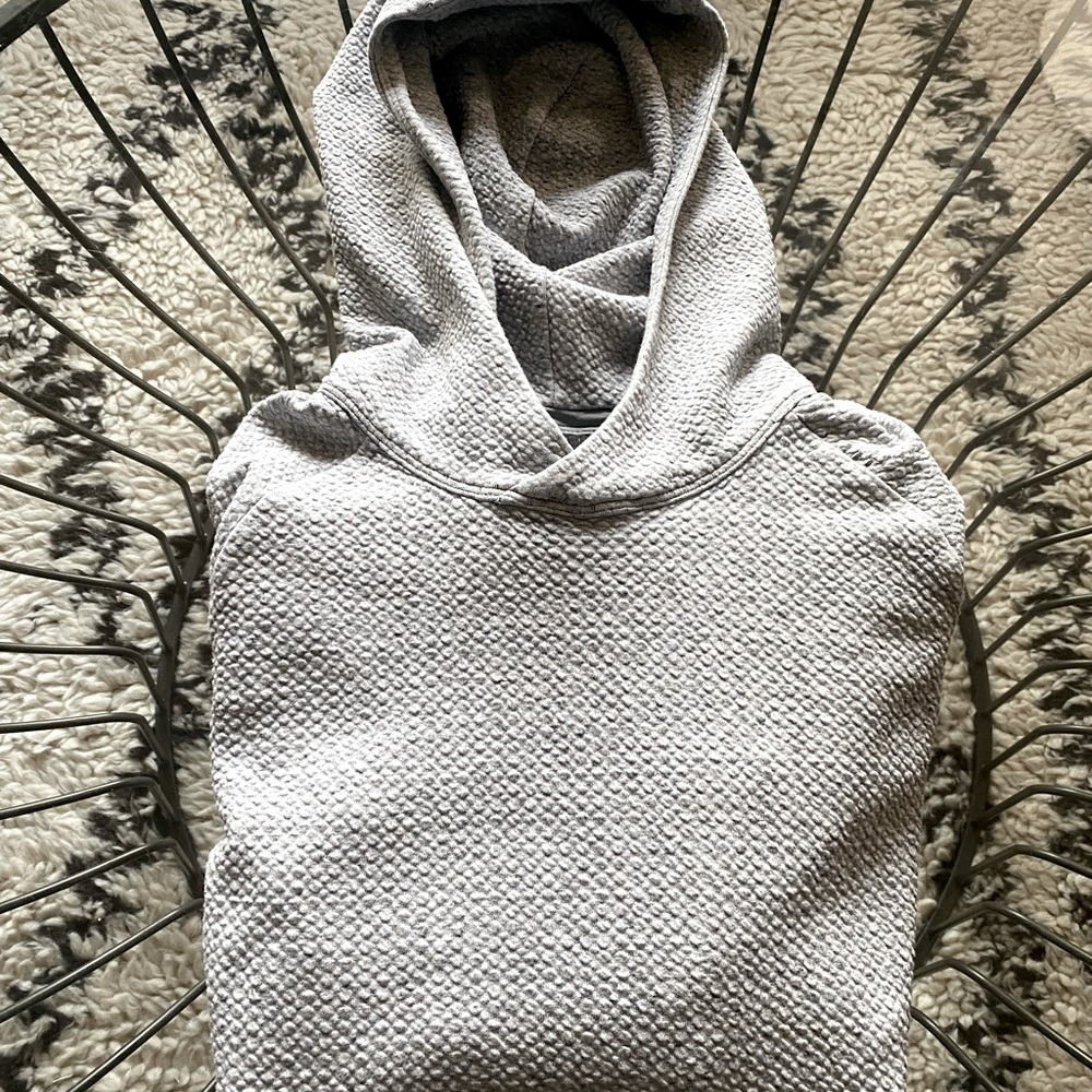 Large Lululemon At Ease Hoodie Gray